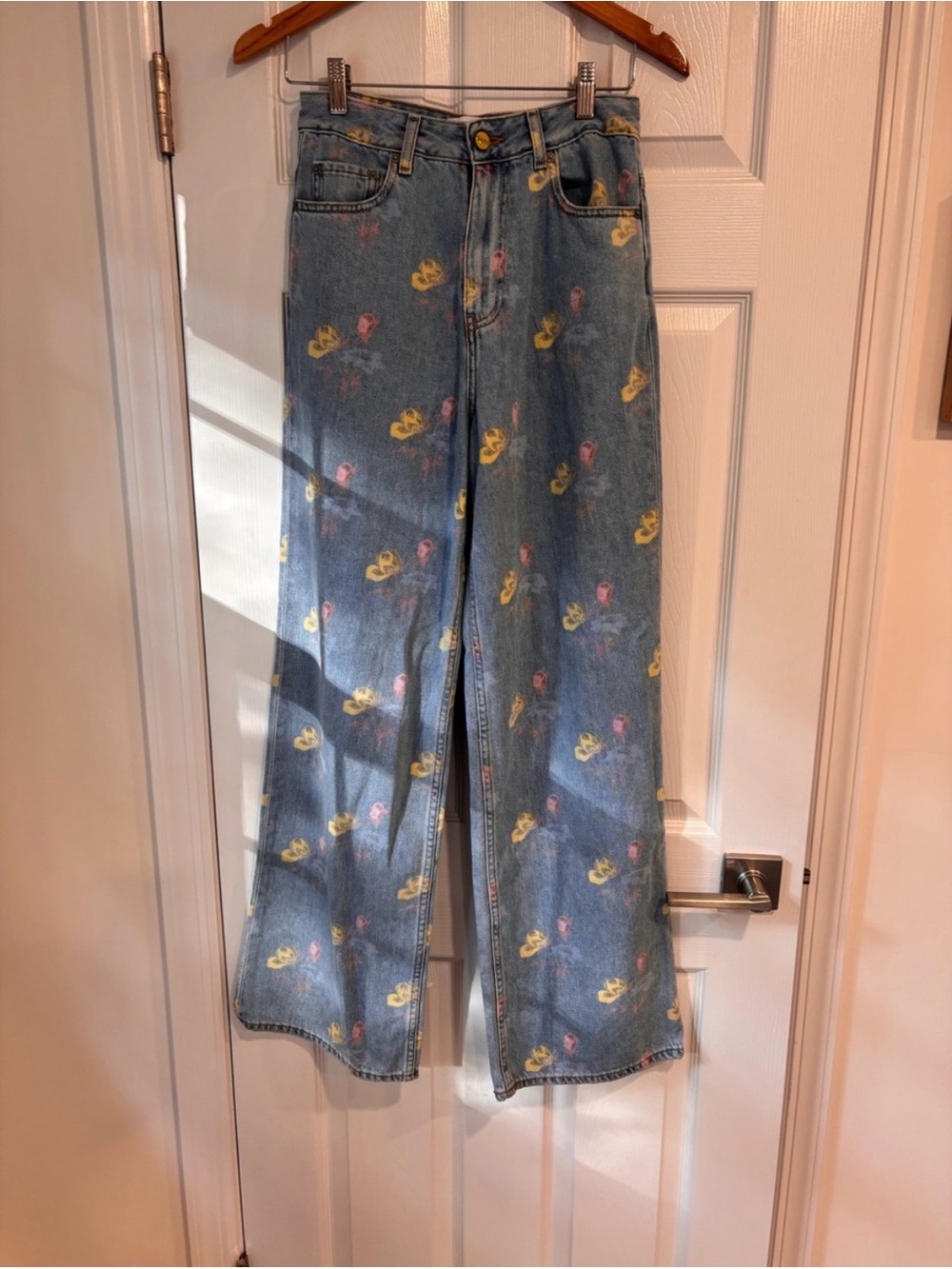 Ganni Magny Floral Jeans Size 28